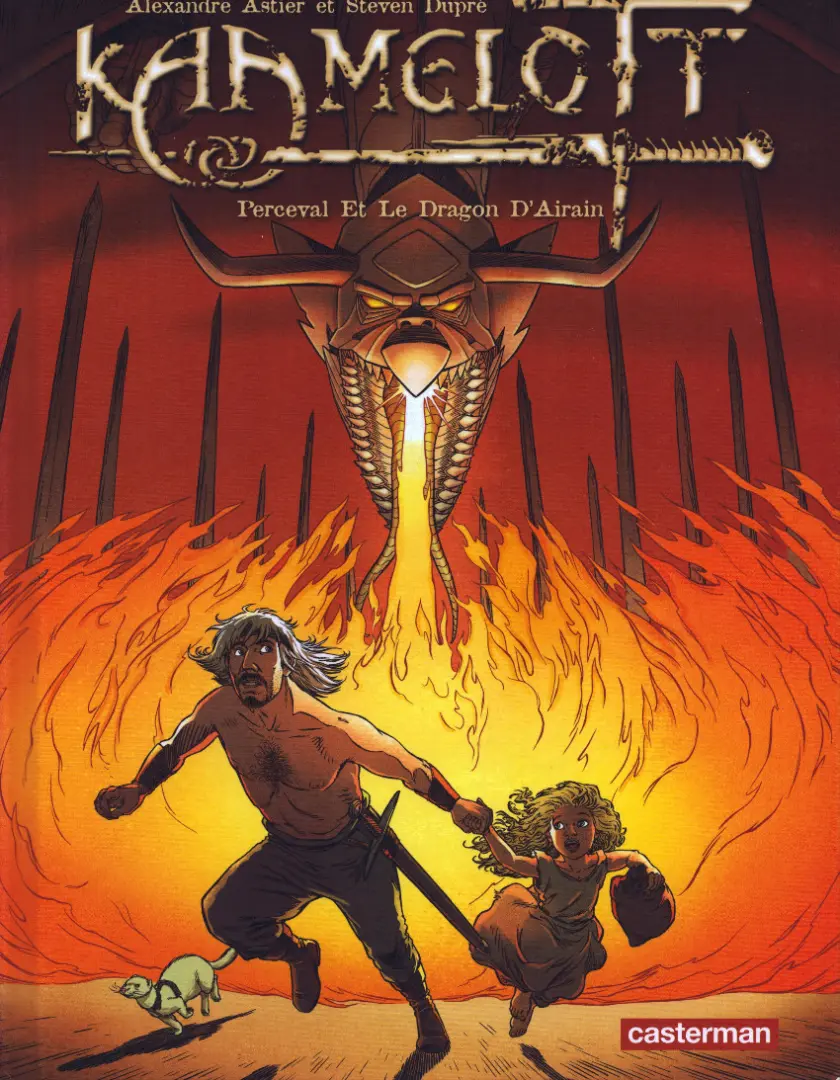Couverture de l'album Kaamelott Tome 4 Perceval et le dragon d'Airain
