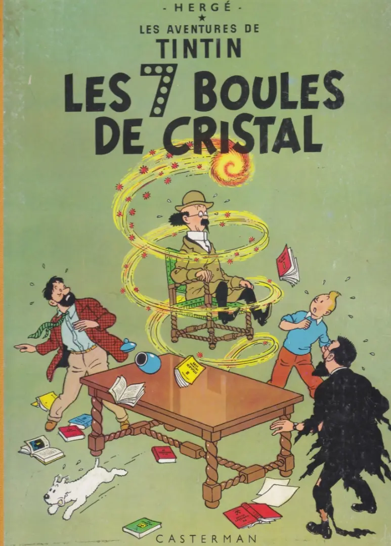 Couverture de l'album Tintin Tome 13 Les 7 boules de cristal