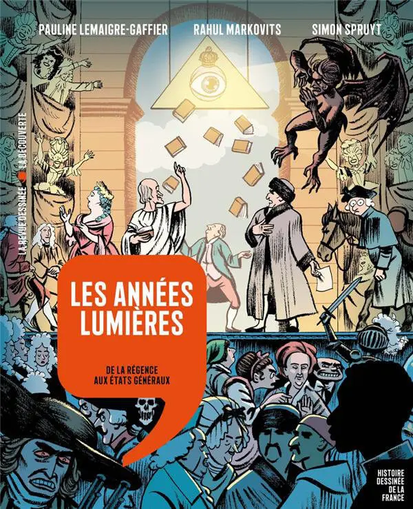 Couverture de l'album Histoire dessinée de la France Tome 12 Les Années Lumières - De la Régence aux États généraux
