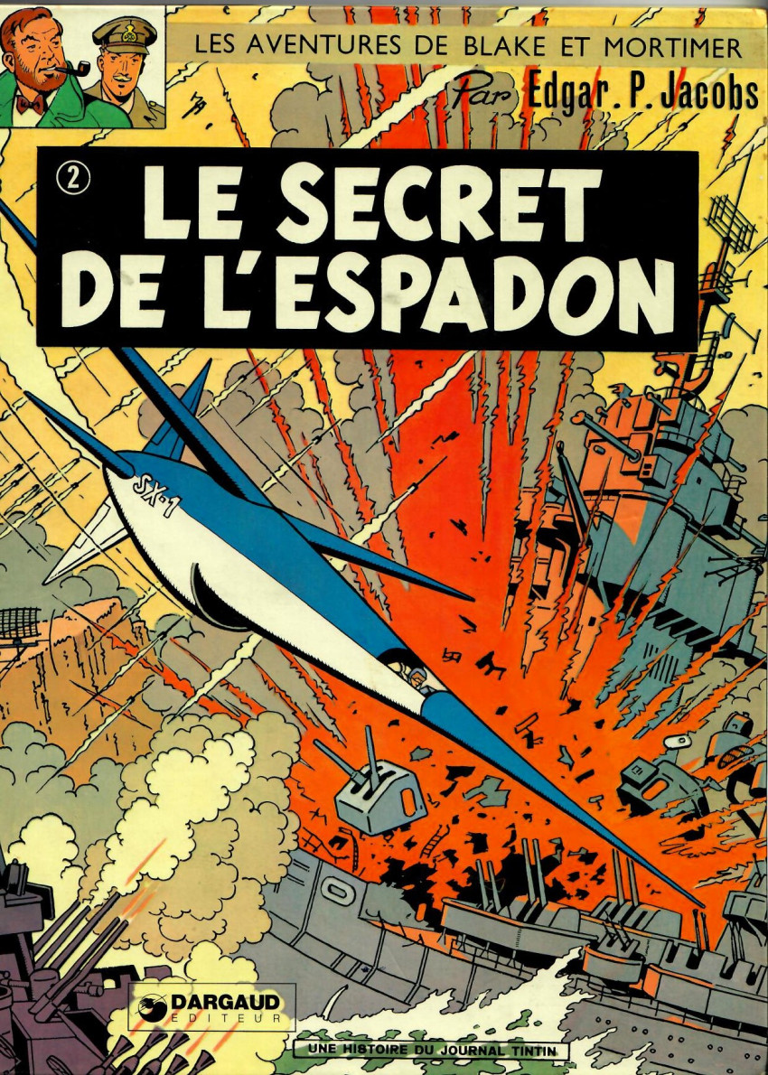 Couverture de l'album Blake et Mortimer Tome 2 Le secret de l'espadon