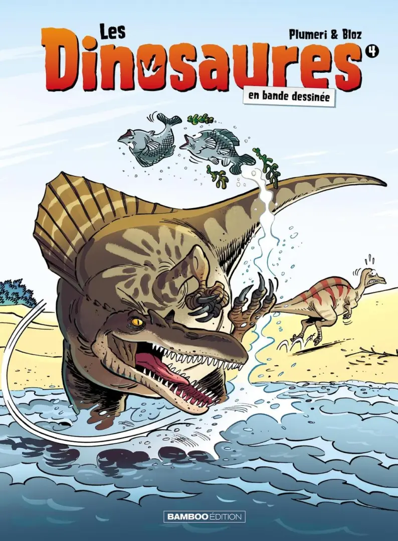 Couverture de l'album Les Dinosaures en BD Tome 4
