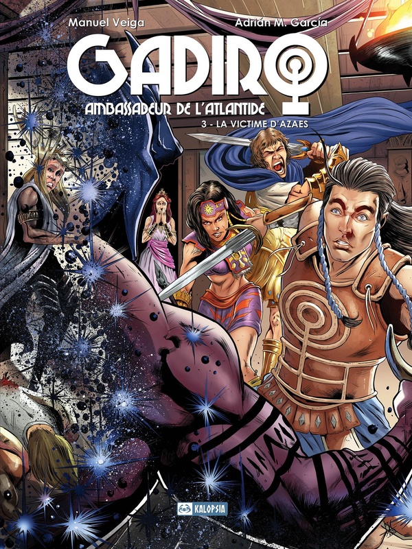 Couverture de l'album Gadiro, Ambassadeur de l'Atlantide Volume 3 La victime d'Azaes