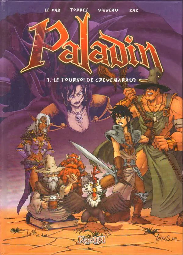 Couverture de l'album Paladin Tome 1 Le tournoi de Crevemaraud
