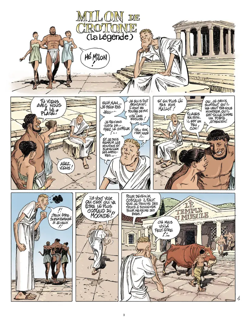 Planche de l'album Les Folles Anecdotes de l'histoire 1 Plus vite, plus haut, plus sport !