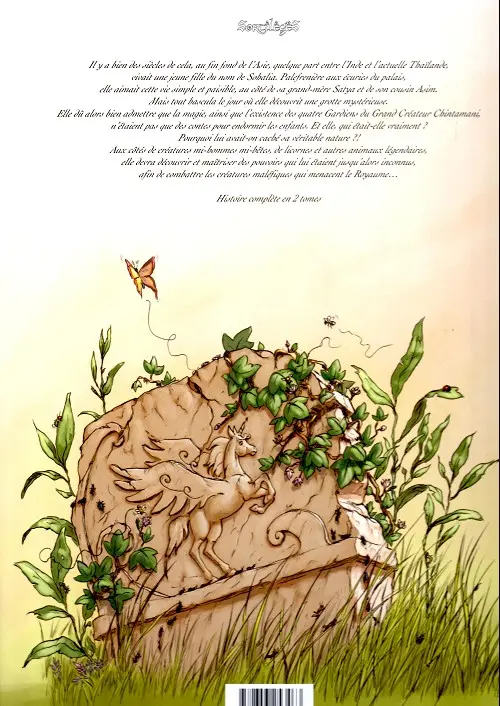 Verso de l'album Sohalia la licorne ailée Tome 2 Les Parias