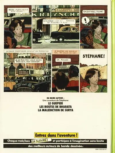 Verso de l'album Stéphane Clément Tome 6 L'étreinte d'Howrah