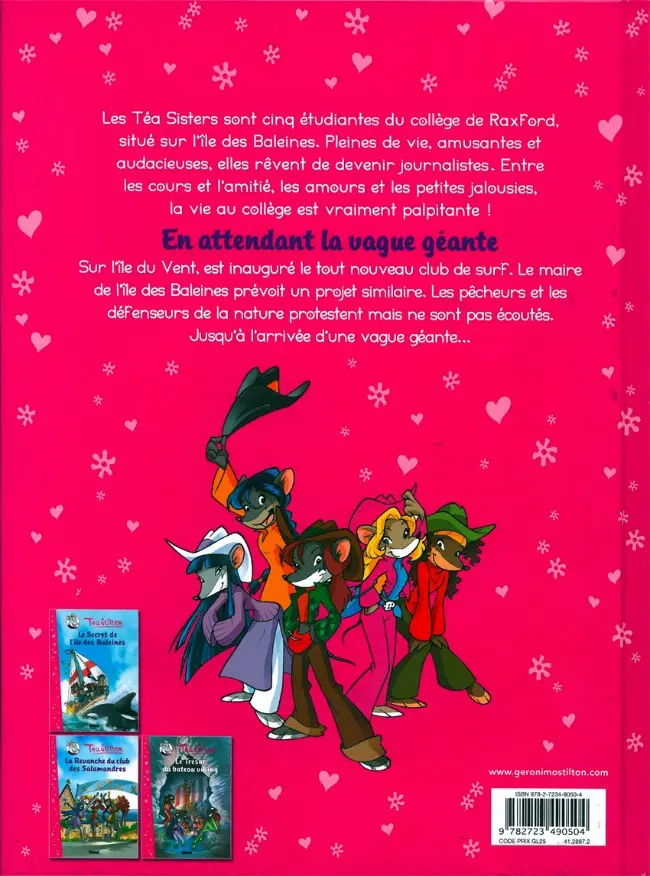 Verso de l'album Téa Stilton Tome 4 En attendant la vague géante