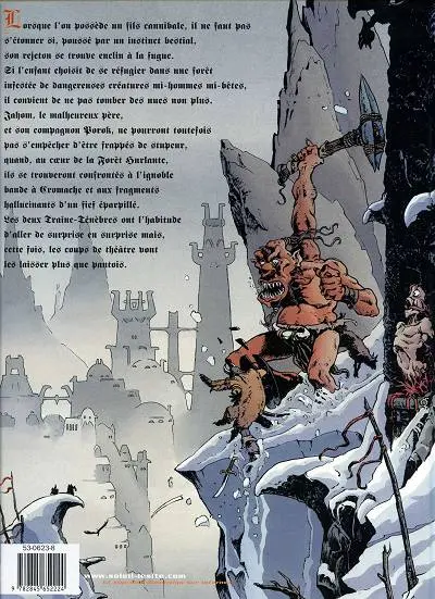 Verso de l'album Les Traîne-Ténèbres Tome 4 La forêt hurlante