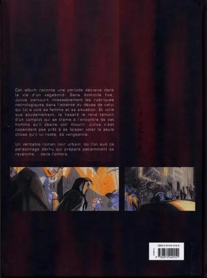Verso de l'album Le Vagabond