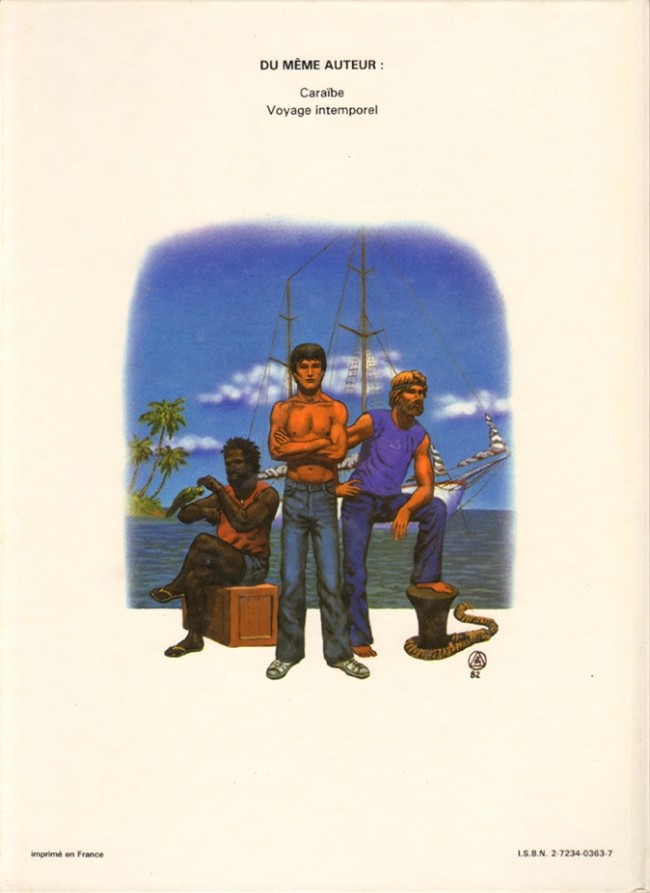 Verso de l'album Une aventure de Vic Voyage Tome 1 Eldorado : Le trésor de Païtiti