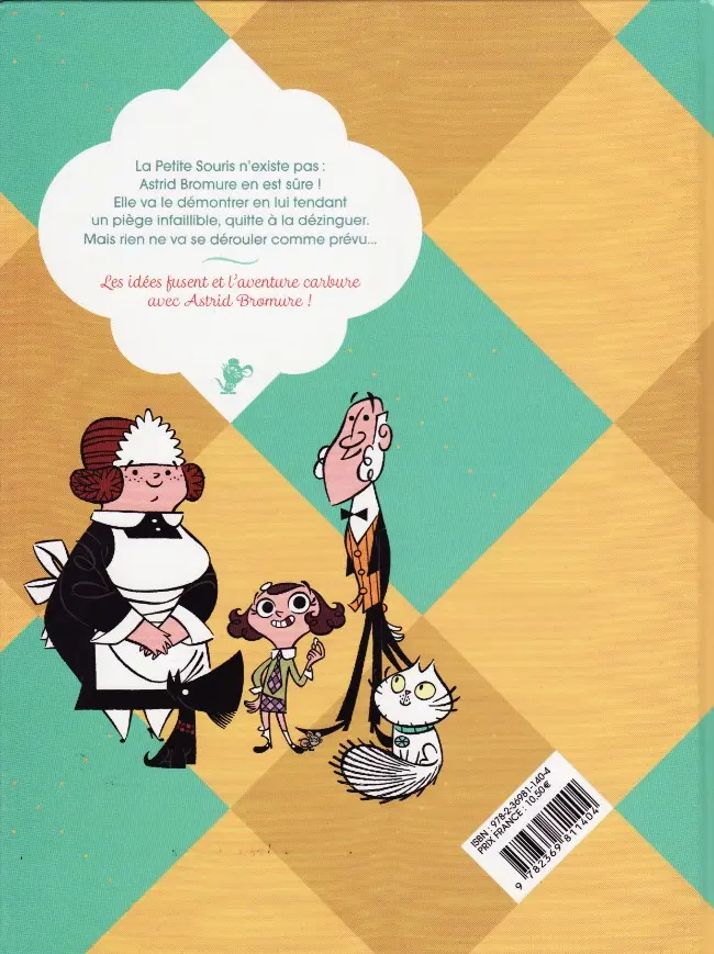Verso de l'album Astrid Bromure Tome 1 Comment dézinguer la petite souris