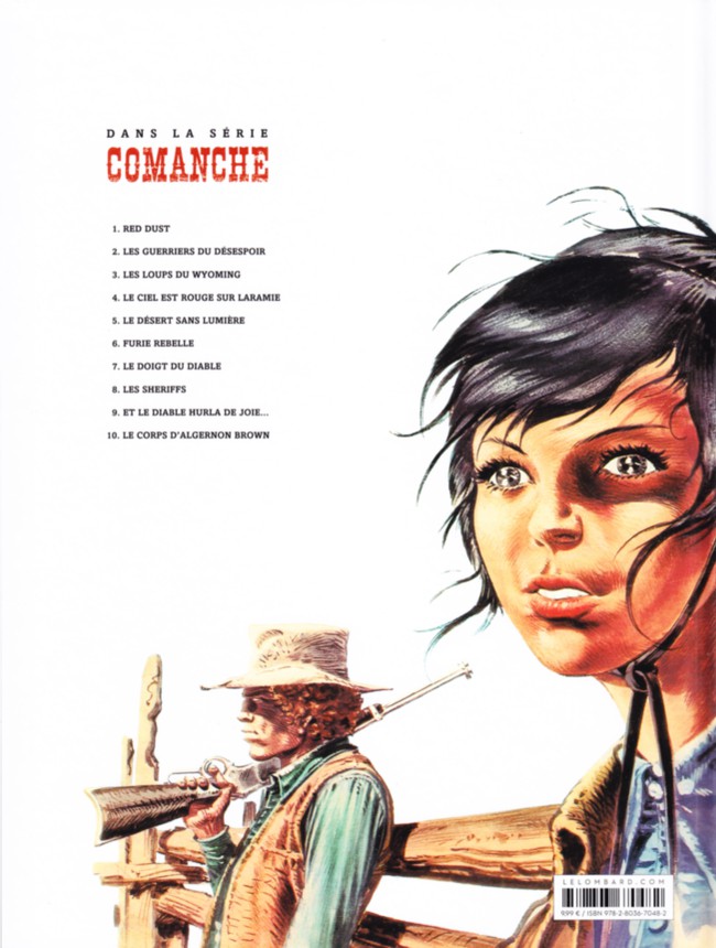 Verso de l'album Comanche Tome 2 Les guerriers du désespoir