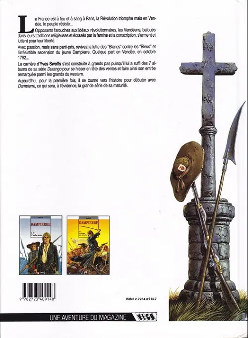 Verso de l'album Dampierre Tome 1 L'aube noire