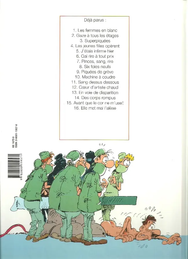 Verso de l'album Les Femmes en Blanc Tome 10 Machine à coudre