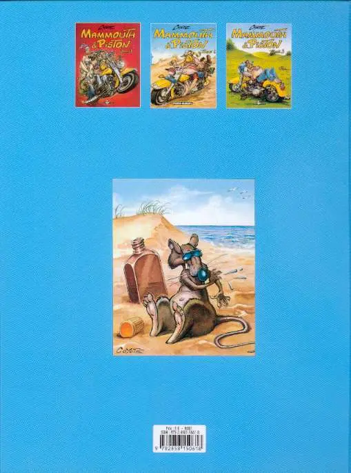 Verso de l'album Mammouth & Piston Tome 2