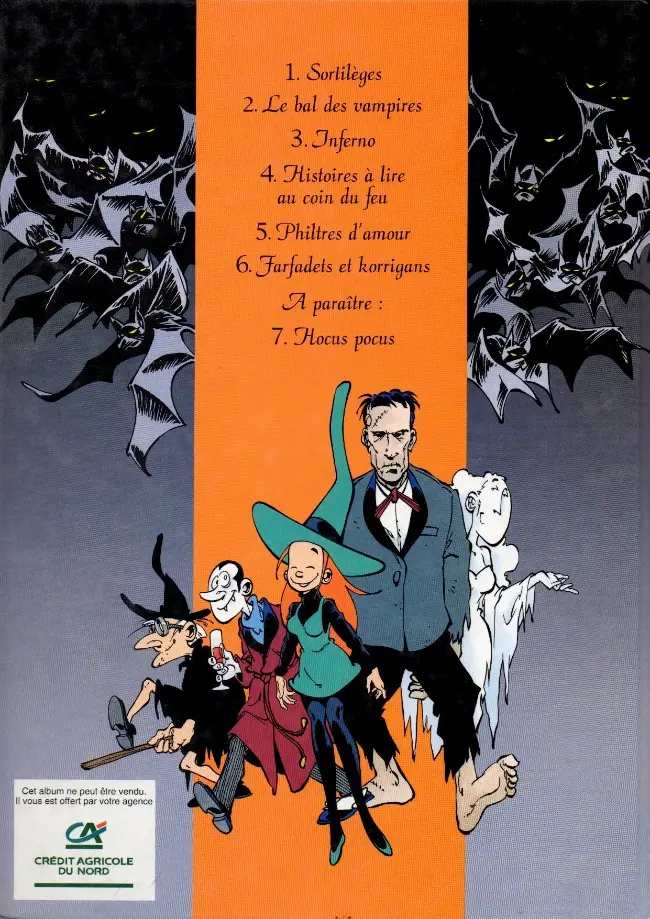 Verso de l'album Mélusine Tome 1 Sortilèges