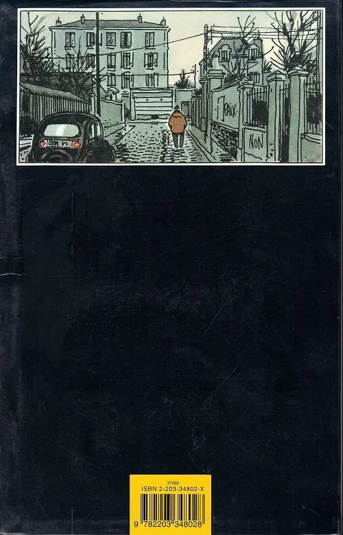 Verso de l'album Nestor Burma Tome 3 Une gueule de bois en plomb