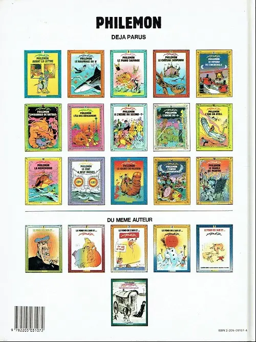 Verso de l'album Philémon Tome 6 Simbabbad de Batbad