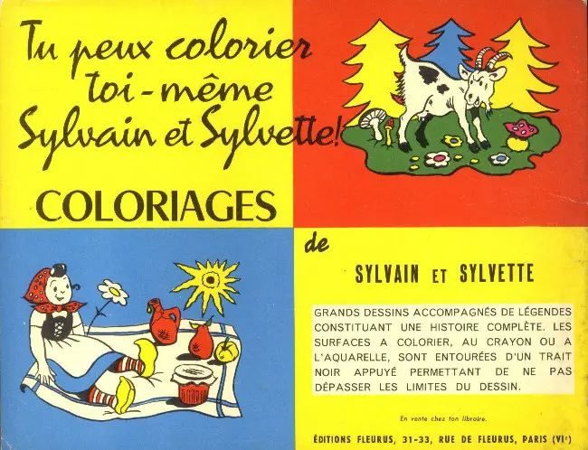 Verso de l'album Sylvain et Sylvette Tome 4 La revanche de l'ours Martin