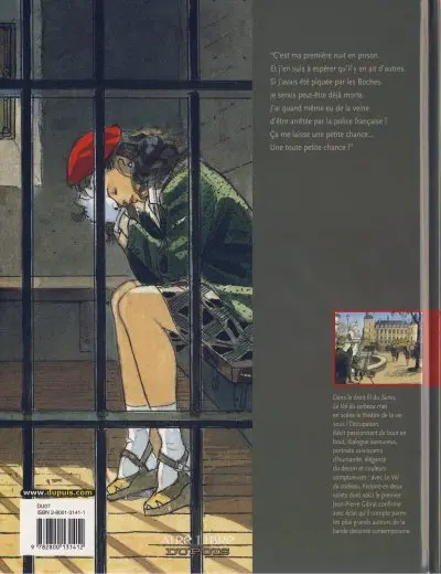 Verso de l'album Le Vol du corbeau Tome 1