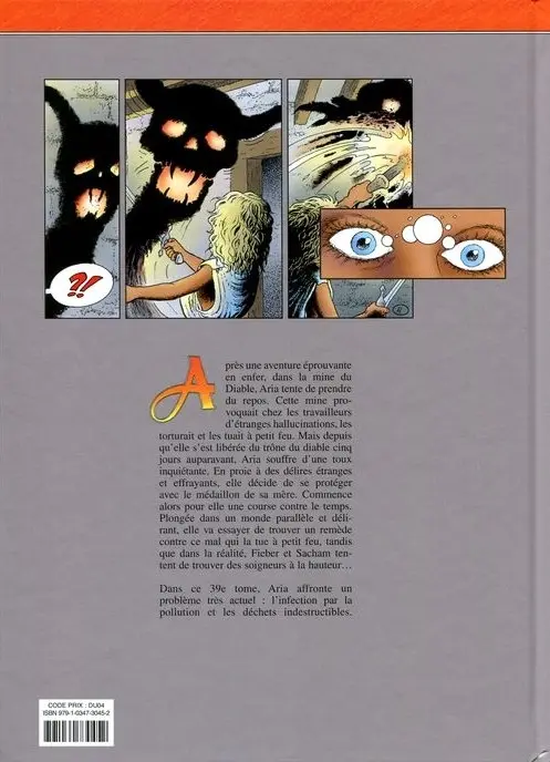 Verso de l'album Aria Tome 39 Flammes Salvatrices