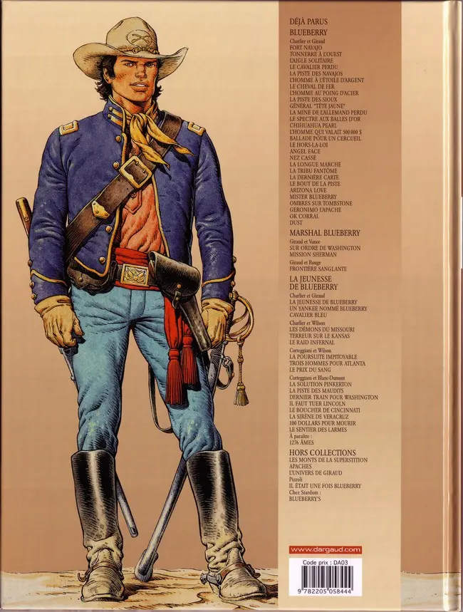 Verso de l'album La Jeunesse de Blueberry Tome 17 Le sentier des larmes