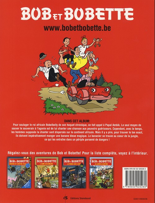 Verso de l'album Bob et Bobette Tome 315 Les nabanableus