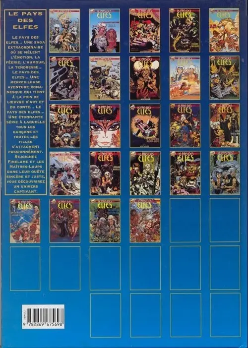 Verso de l'album ElfQuest - La Fantastique quête des elfes Tome 24 L'attaque des humains