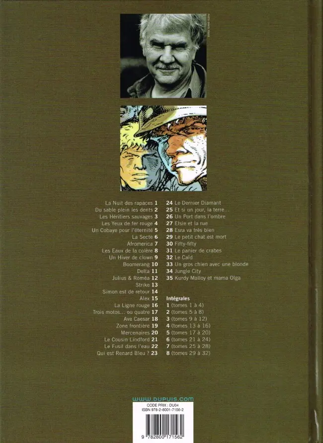 Verso de l'album Jeremiah Tome 35 Kurdy Malloy et Mama Olga