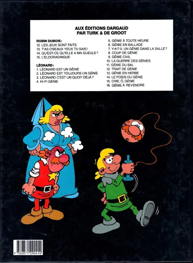 Verso de l'album Robin Dubois Tome 15 L'Eldoradingue