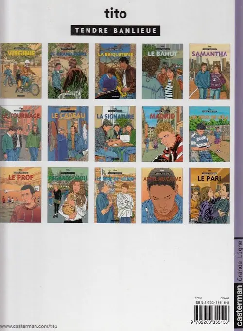 Verso de l'album Tendre banlieue Tome 16 Secret de famille