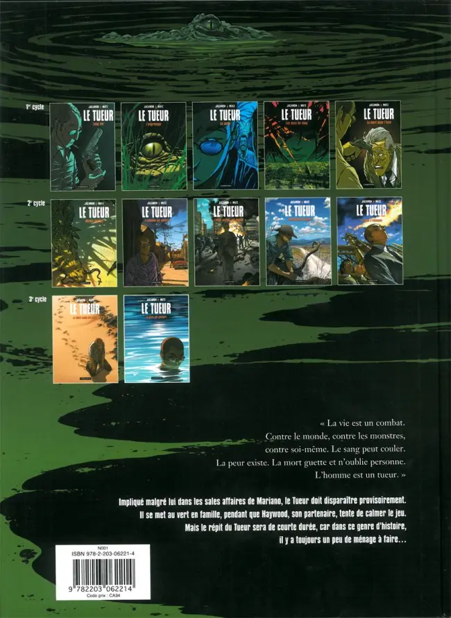 Verso de l'album Le Tueur Tome 12 La main qui nourrit