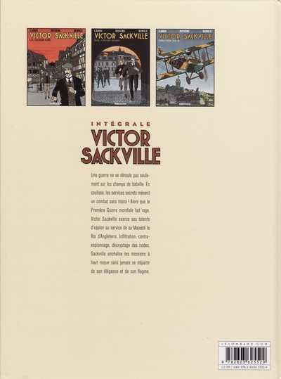 Verso de l'album Intégrale Victor Sackville 4