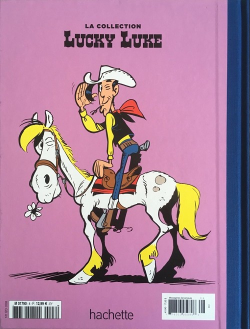 Verso de l'album Lucky Luke La collection Tome 8 Jesse james
