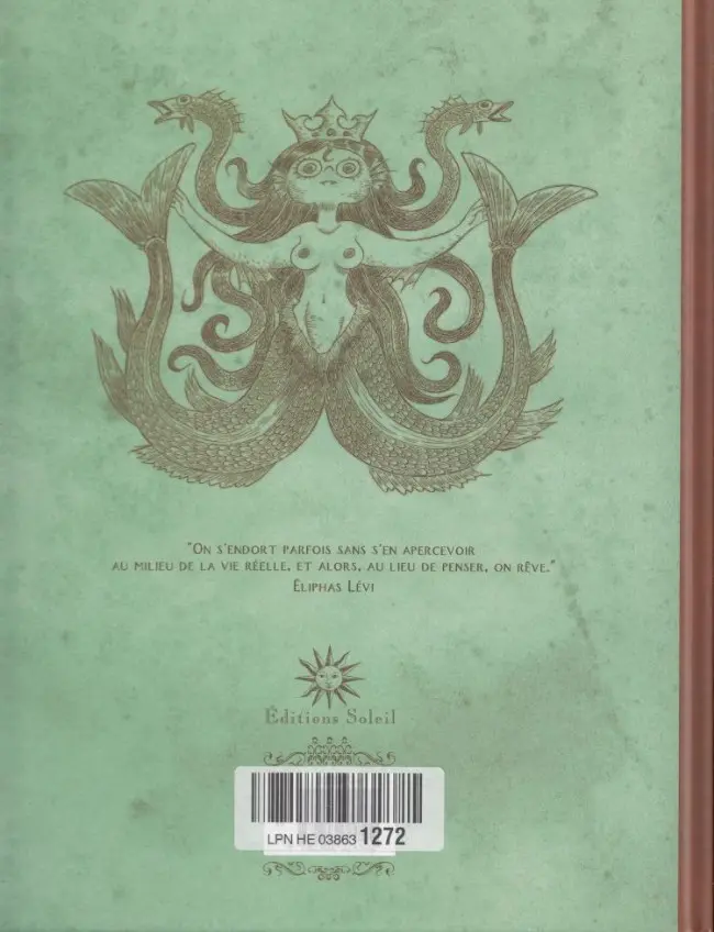 Verso de l'album Billy Brouillard Tome 3 Le chant des sirènes