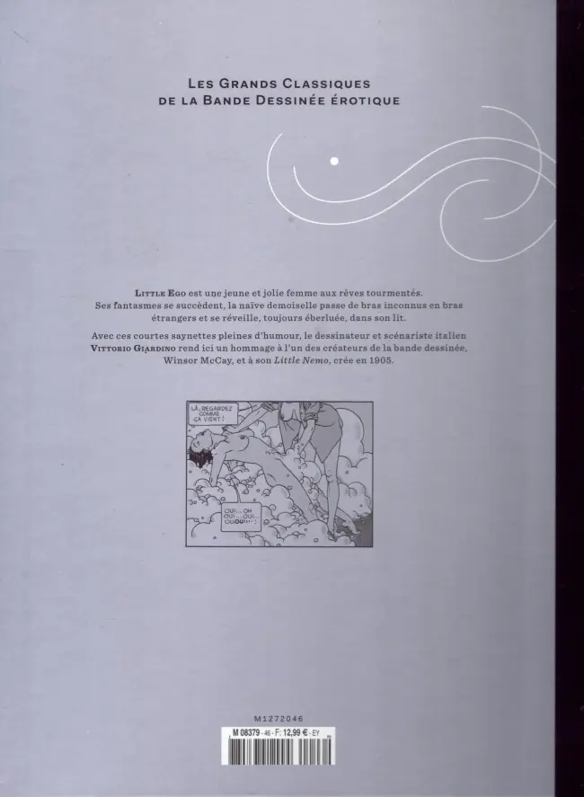 Verso de l'album Les Grands Classiques de la Bande Dessinée Érotique - La Collection Tome 46 Little Ego