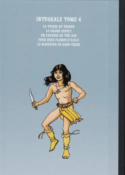 Verso de l'album Capitaine Apache Intégrale Tome 4