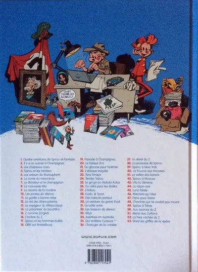 Verso de l'album Spirou et Fantasio Tome 41 La vallée des bannis