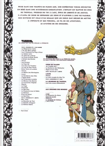 Verso de l'album Thorgal Tome 31 Le Bouclier de Thor