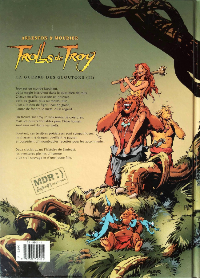 Verso de l'album Trolls de Troy Tome 13 La guerre des gloutons (II)