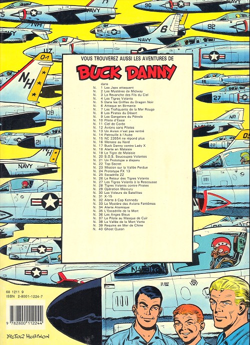 Verso de l'album Buck Danny Tome 28 Tigres volants contre pirates