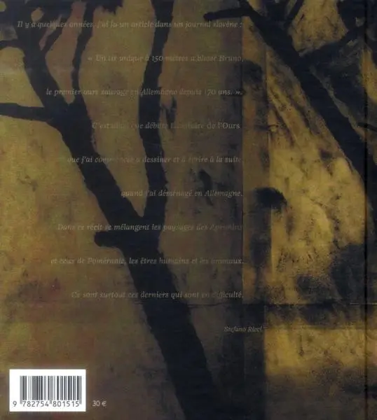 Verso de l'album L'histoire de l'ours