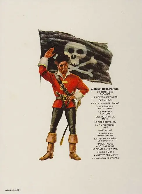 Verso de l'album Barbe-Rouge Tome 1 Le démon des Caraïbes