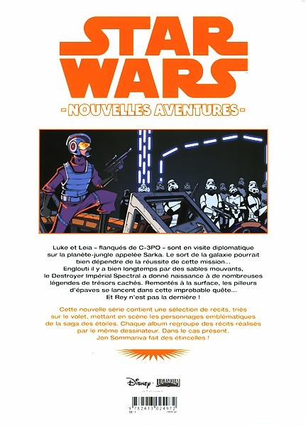 Verso de l'album Star Wars - Nouvelles aventures 3