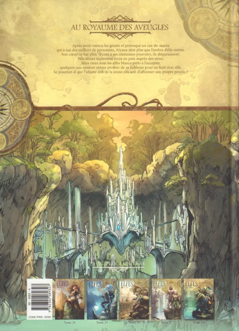 Verso de l'album Elfes Tome 28 Au Royaume des aveugles