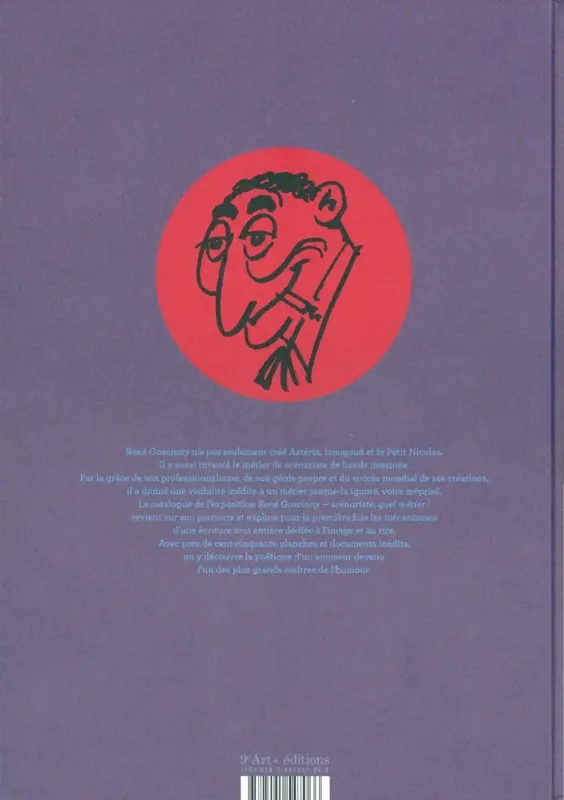 Verso de l'album René Goscinny, scénariste, quel métier !