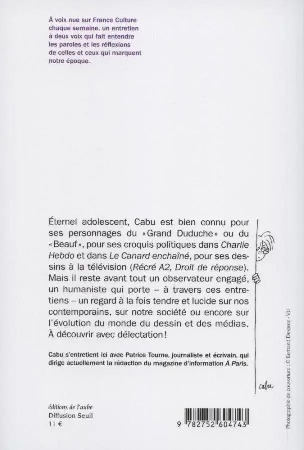 Verso de l'album L'observateur engagé