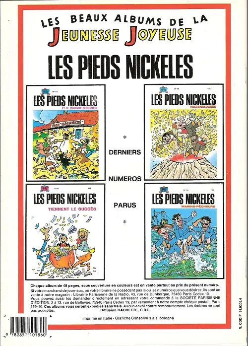 Verso de l'album Bibi Fricotin 2e Série - Societé Parisienne d'Edition Tome 54 Bibi Fricotin et le Nautilus