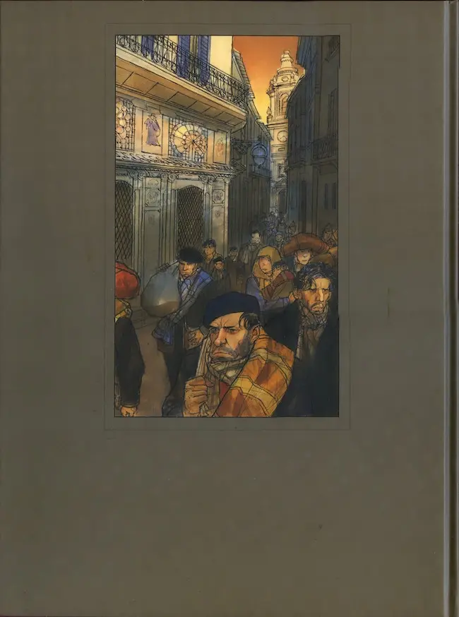 Verso de l'album Mattéo Cinquième époque Cinquième époque (septembre 1936-janvier 1939)