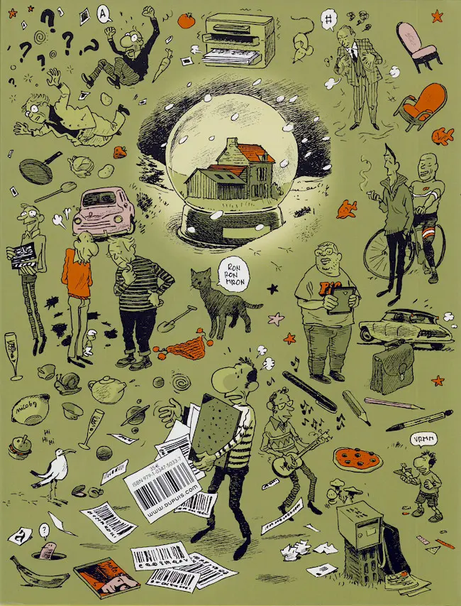 Verso de l'album Mes quatre saisons Volume 1